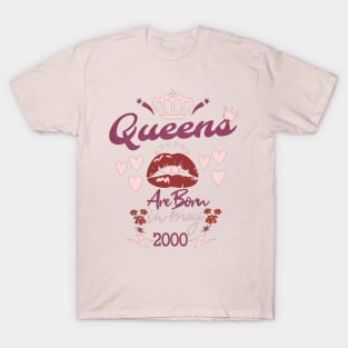 Queen Was Born in May 2000 22st Birthday T-Shirt